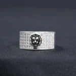 Silver Majestic Lion Ring