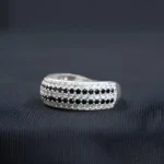 Silver Dual Tone Splendor Ring