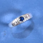 Silver Midnight Bloom Ring - Image 2