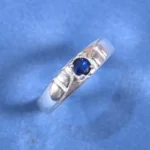 Silver Midnight Bloom Ring