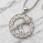 Bajrangbali Gada Ram Naam Pendant - Image 2