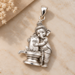 Bappa’s Divine Embrace Pendant - Image 4