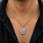 Chhatrapati Shivaji Maharaj Royal Portrait Pendant - Image 4