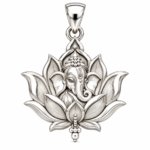 Lotus Grace Ganesha Pendant