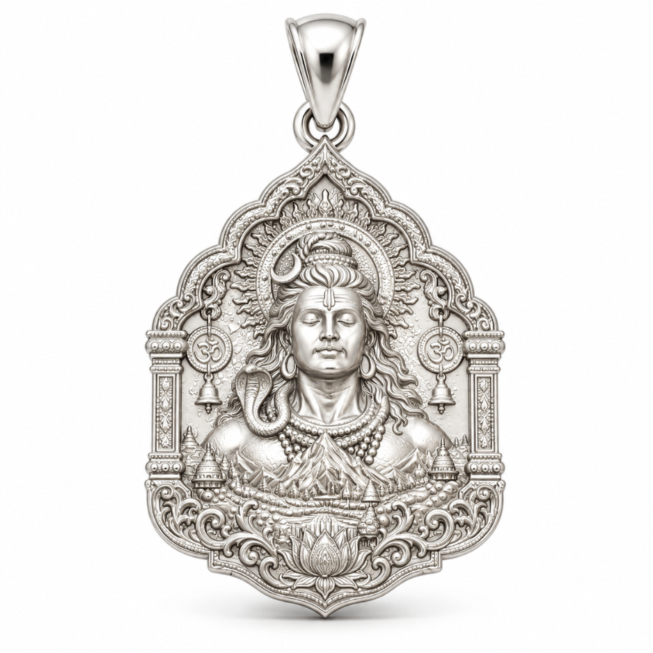 Untitled design (6) Shiv Dhyan Pendant - Image 1